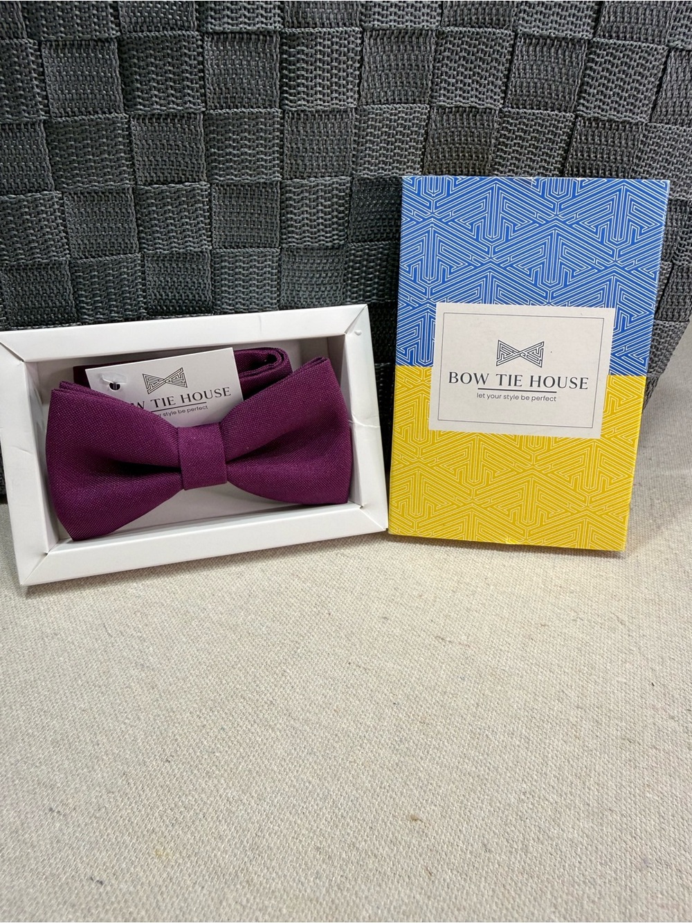 Men's Plum Bow Tie by BOW TIE HOUSE - NWT
